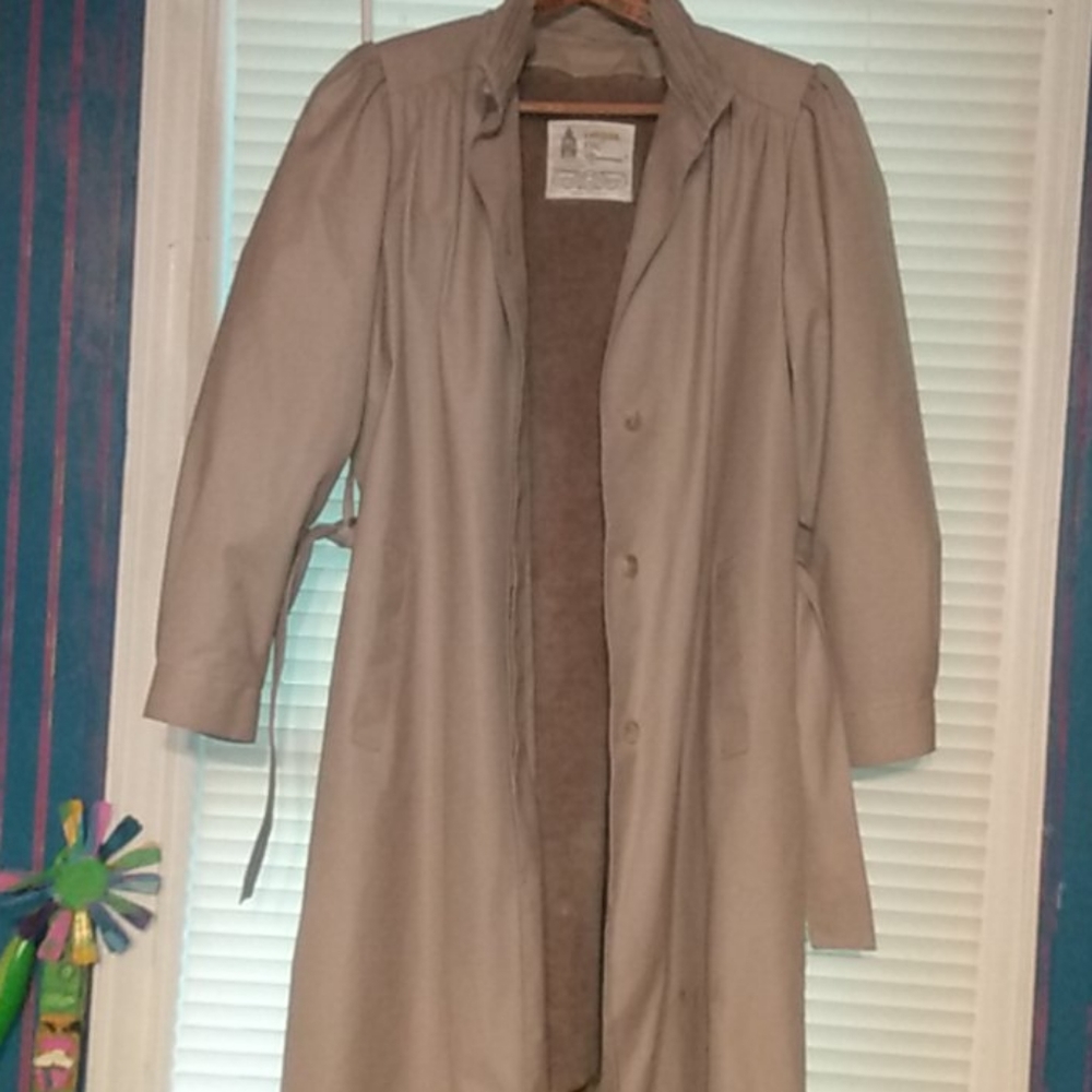 London fog long trench coat